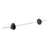 Sport-Thieme Barbell Set, 50 kg or 75 kg, Chrome with rubber inlay, 75 kg