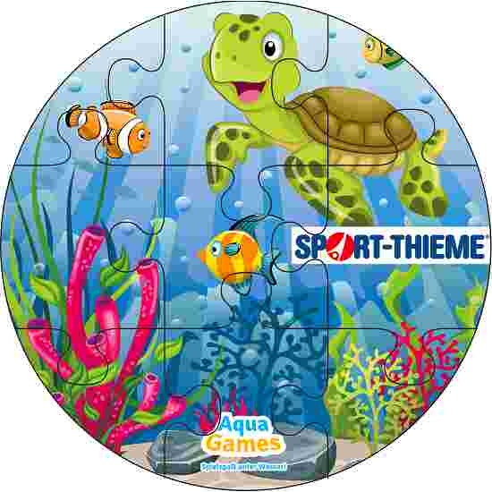 Puzzle Water Game Coral, Curved
