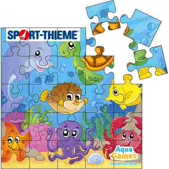 Puzzle Water Game Sea creatures, Square