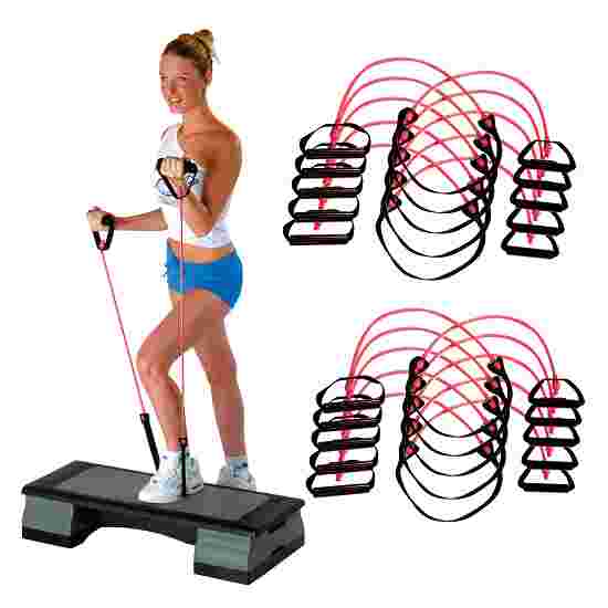 Set of 10 Sport-Thieme Fitness Step Tubes Pink, medium