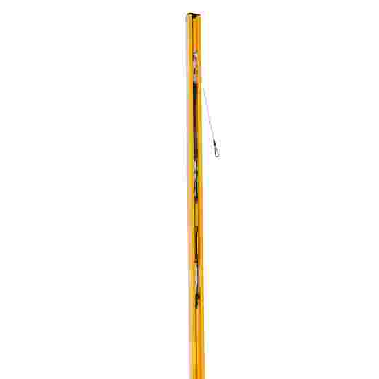 Sport-Thieme &quot;Competition&quot; Beach Volleyball Posts, DVV &quot;Beach II&quot; With 2 ground sockets for bolting on, Powder-coated yellow