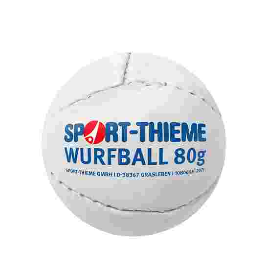 Sport-Thieme &quot;Leather 80&quot; Throwing Ball White