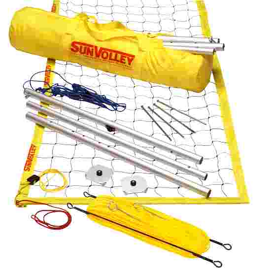 SunVolley &quot;Standard&quot; Beach Volleyball Set With court marking, 9.5 m