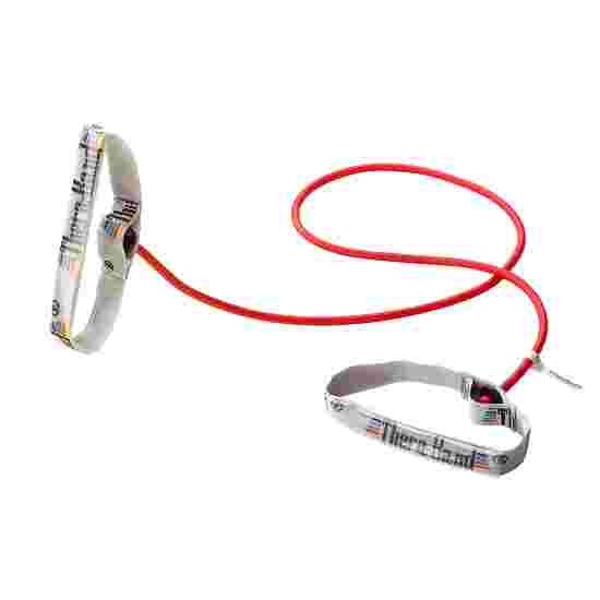 TheraBand Bodytrainer Resistance Tube, 1.4 m with Handles Red, medium