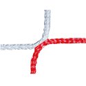Knotless Net for Men's Football Goals 750x250 cm Red/white