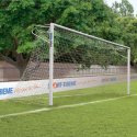 Sport-Thieme Aluminium Football Goal, 7.32x2.44 m, with Welded Corners, in Ground Sockets Net fastening rail
