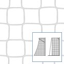 "80/100 cm" Small Pitch / Handball Goal Net White, 4 mm