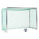 Sport-Thieme Safety Aluminium Mini Training Goal 2.40×1.60 m, goal depth 1.00 m, Incl. net, green (mesh size 4.5 cm)