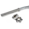 Sport-Thieme 30-mm Curl Bar Threaded for extra safety