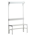 Sypro Wolf Wet Area Changing Bench with Backrest 1.01 m, Without shoe shelf, 1.01 m, Without shoe shelf