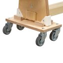 Sport-Thieme "Wooden" Transport Trolleys for Gymnastics Benches