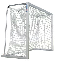 Sport-Thieme aluminium small pitch goal, 3x2 m, square tubing, free-standing or fitted into ground sockets