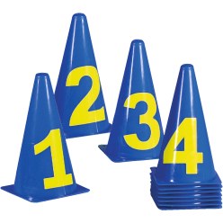 Marking Cones Numbers 0–10