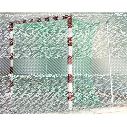  Sport-Thieme Indoor Football Goal, 3×2 m, in ground sockets, with premium-steel corner joints