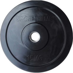 Sport-Thieme &quot;Bumper Plate&quot; Weight Disc, Black
