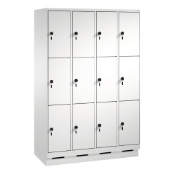"S 3000 Evolo" Lockers with Base (3 Lockers Positioned Vertically)