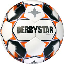 Derby Star Multi Kick Pro Adult Football Orange/Grey/Blue 5 